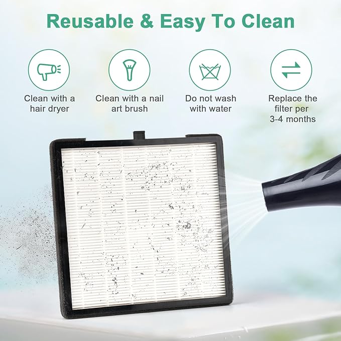 3Pcs Nail Dust Collector Filter Powerful Nail Dust Collector Filters for Nail Dust Collector Vacuum Fan No-Spilling Nail Dust Collector Replacement Filters