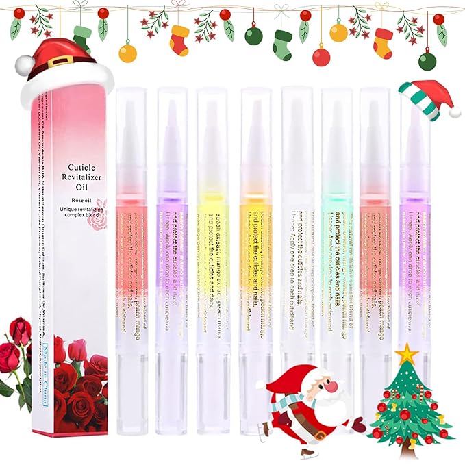 AIJIMEI Cuticle Oil Pens 8pcs Cuticle Oil Nail Oil Cuticle Nail Nutrition Oil Cuticle Oil Pen for Nails Moist Nail Repair Nail Care Essential Oil Moist