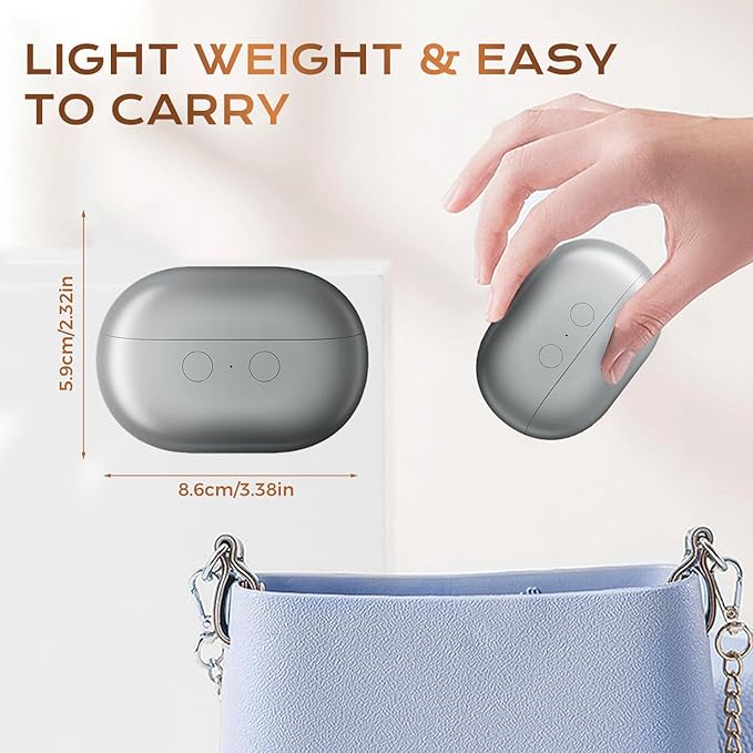 2 in 1 Electric Nail Clippers for Seniors, 2025 New Electric Polishing Automatic Nail Clippers, Electric Nail Trimmer for Fingers and Toes with 2 Adjustable Speeds for Senior Adults (Gray)