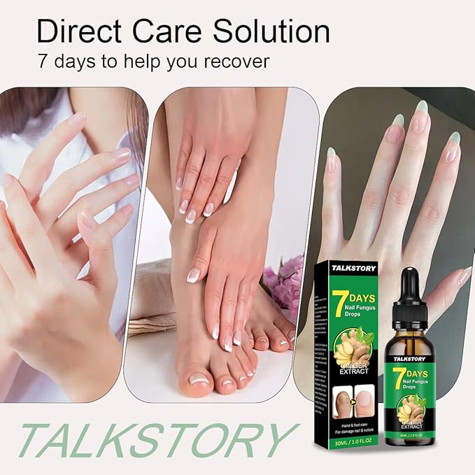 2 Pcs 7 Days Ginger Nail Treatment Nail Serum, Ginger Cuticle Care Oil for Nails, GingerNail Care Essential Oil for Strengthen & Promote Nails Growth