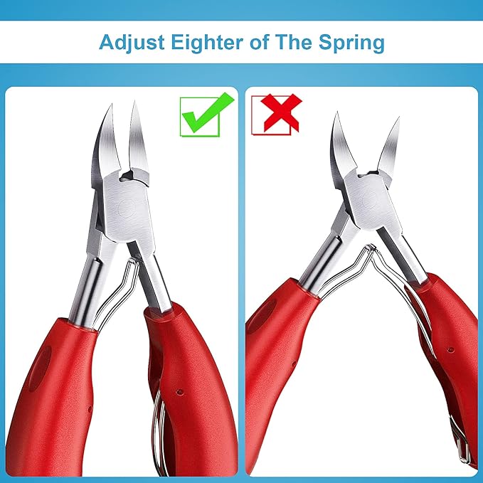Toenail Clipper for Adults, Have Duty Nail Clipper for Ingrown Toenails, Fingernail Clippers for Thick Nails, Seniors, Men, Women, Super Sharp Curved Blade Grooming Tool