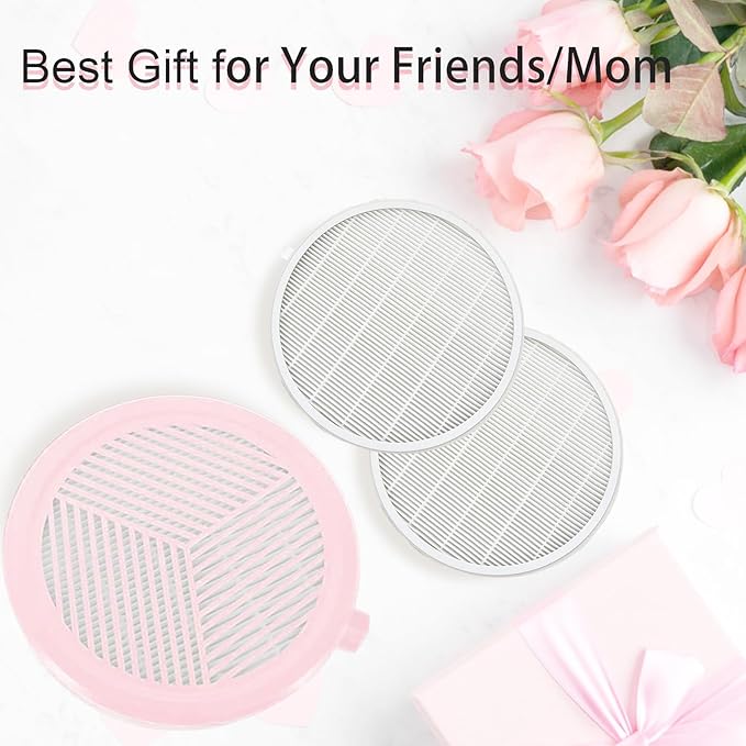 2 Pcs Nail Dust Collector Filter Replacement Filter Reusable Dust Collector Filter No Spilling Dust Filter for Nail Dust Machine Manicure Tools Nail Salon Home Use