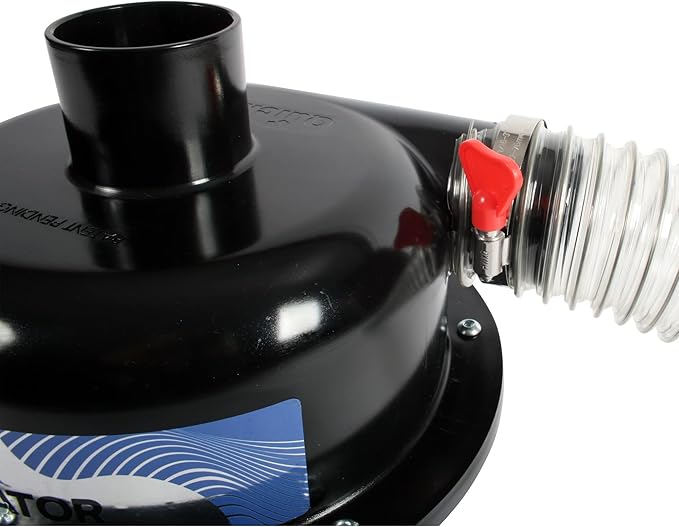 Quick Click Dust Collection Separator, w/ 16 Ft Hose Set and Urethane Ducting Hose