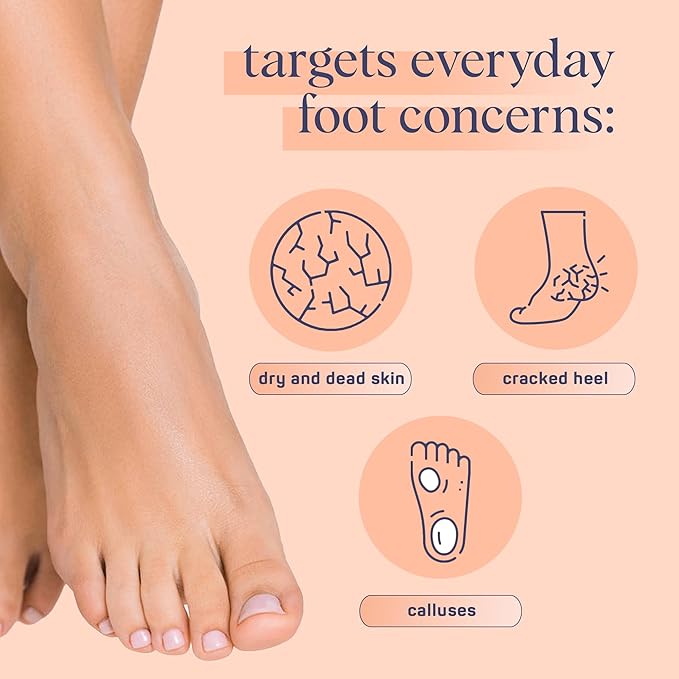 SpaLife Softening Care Foot Sockies (8-Pack) - Spearmint & Tea Tree Oil, Exfoliating Pack for Healthy Feet, Intensive Repair, Callus Remover Sockies, Dry Skin Solution, Moisturizing Foot Treatment