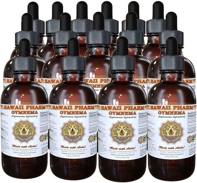 Hawaii Pharm Gymnema (Gymnema Sylvestre) Liquid Extract 15x4 oz
