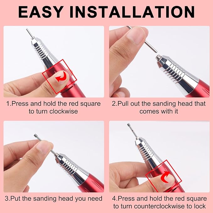Cuticle Clean Nail Drill Bit 3/32'',Russian Manicure Drill Bits Professional Safety Carbide Under Nail Cleaner Nail Bit for Cuticle Dead Skin Nail Prepare, Manicure Nail Salon (Fine)