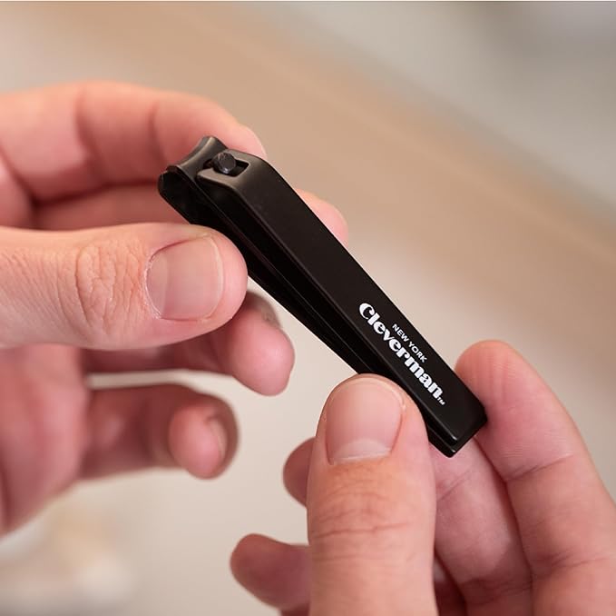 Cleverman Large Premium Stainless Steel Fingernail and Toenail Clipper