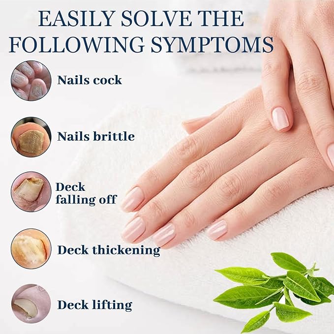 Nail Strengthener Spray for Stronger Nails | Quick-Dry Moisturizer with Lavender & Tea Tree Oils | Non-Greasy Formula to Prevent Brittleness | Unisex Care for Hands & Feet - 1 Fl Oz (3)