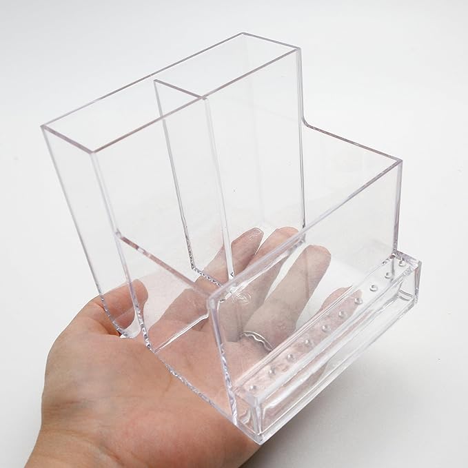 10 Holes Storage Box Holder Organizer to Display Nail Drill Bit File Brush Electric Machine Manicure Accessory, Grinding Tool Essentials, Acrylic Clear Transparent Stand Case Desk Room Accessories