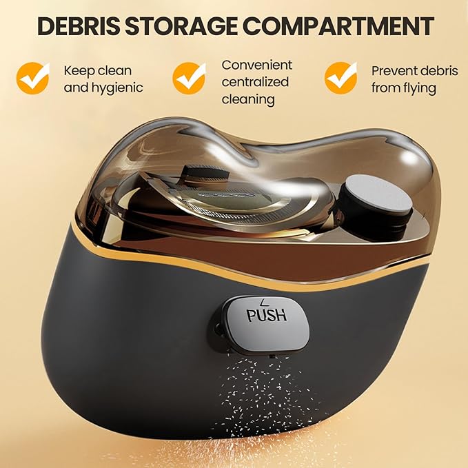 Electric Automatic Nail Clipper, Electric Nail Clippers with Light Nail Trimmer 2 Speeds Automatic Nail Clipper Safe Clipping Storage, Suitable for Children, Adults, and The Elderly