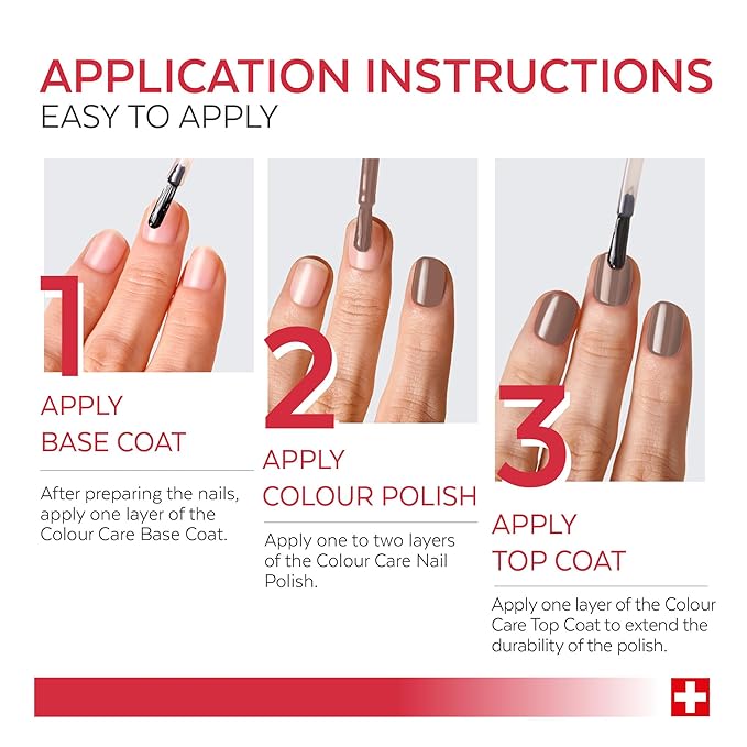 PODERM - Nail Polish – Enriched with Tea Tree – Improves nail appearance – Ingredients Natural/Vegan - foot/hand - Swiss Made (Taupe)