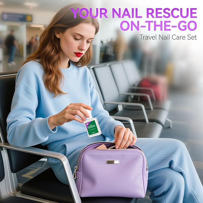 Gelike EC Nail Care Set: Strengthener and Dehydrator – Repair Protect & Perfect Your Nails - Long-Lasting Adhesion for Salon DIY Manicures