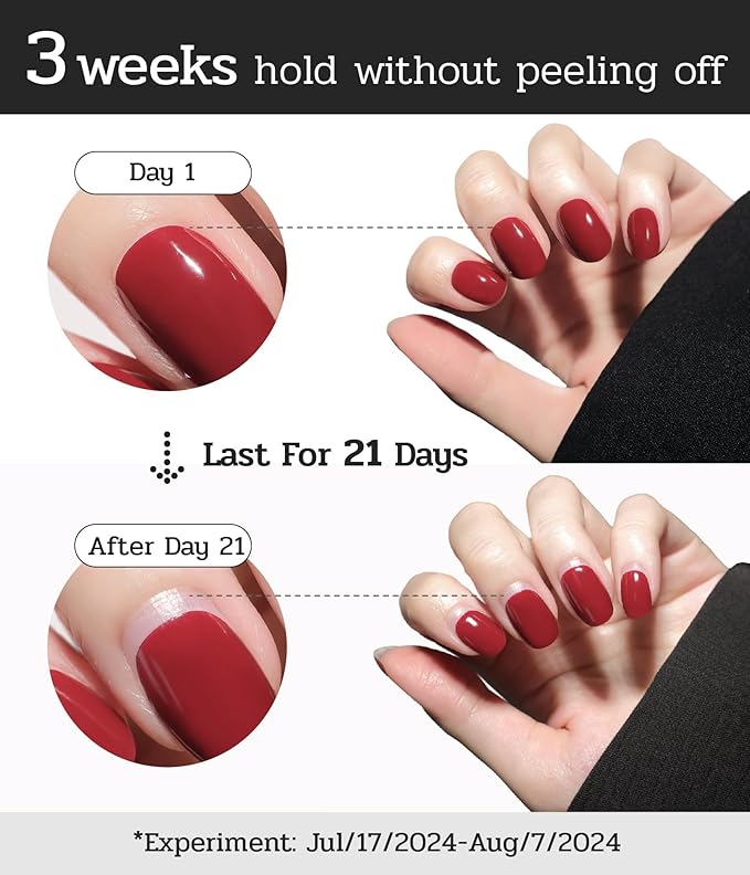Nail Polish Strips - 22 Pcs Salon Quality Gel Nail Stickers - Long Lasting Wraps (Loft Light Nude)