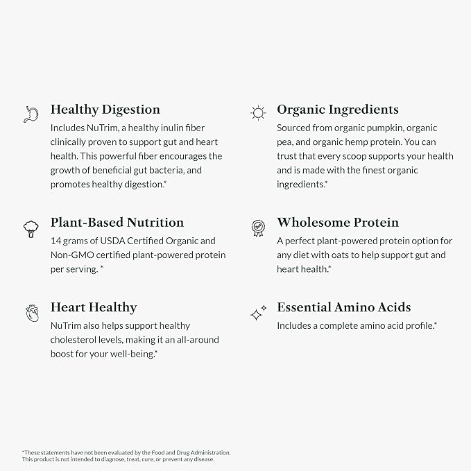 Greens First Dream Protein Plant-Based Vegan Powder - USDA Organic Pumpkin, Hemp & Pea Protein - Gluten-Free, Non-GMO, No Added Sugar (Caramel Cappuccino, 27.42 oz)