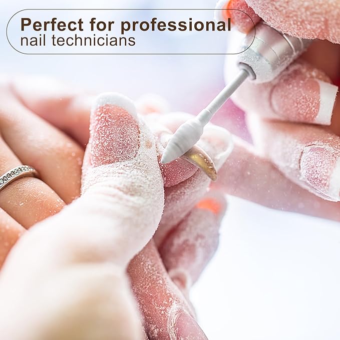 Professionl Nail Drill,80w Brushless Pro Electric Nail Drill 35000rpm HoMove Cordless Nail Efile, High Torque, Quiet & Vibration-Free Electric Nail File for Nail Technicians,Home DIY