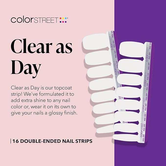 Color Street Clear as Day Nail Strips