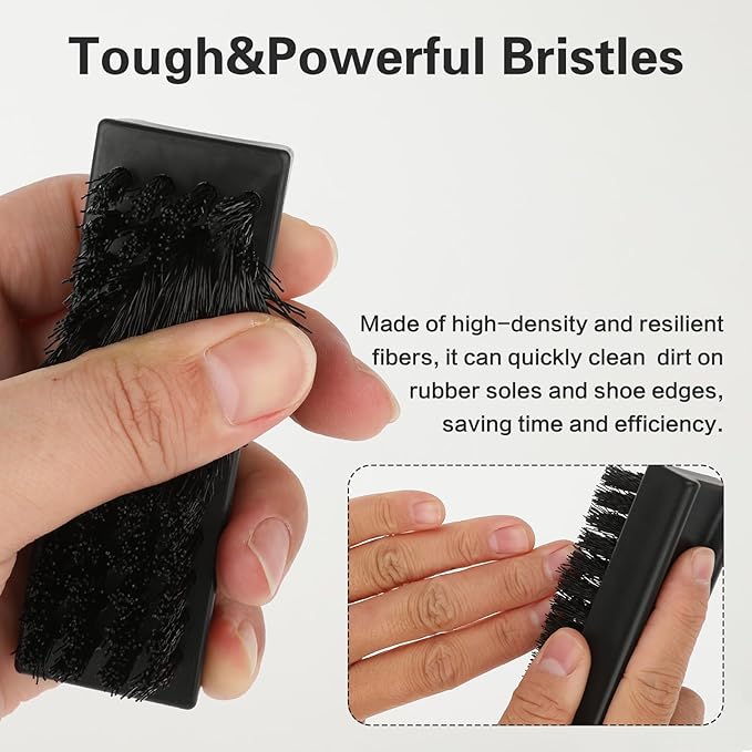 2 Pack Hand Nail Brush for Cleaning Fingernails, Durable Nylon Firm Stiff Bristles Nail Scrubber Brushes for Men Mechanics Gardeners Scrubbing under Fingers Foot Toes Nails Scrub Brush