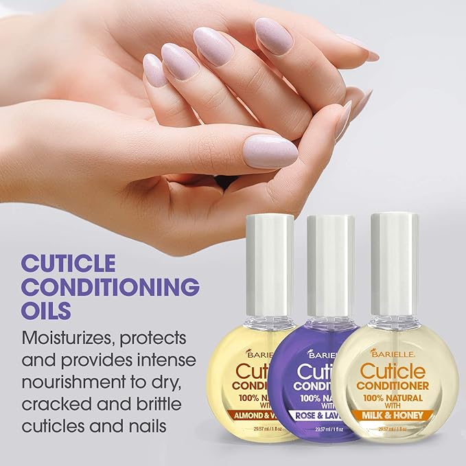 BARIELLE 100% Natural Cuticle Conditioner with Milk & Honey 1 oz.