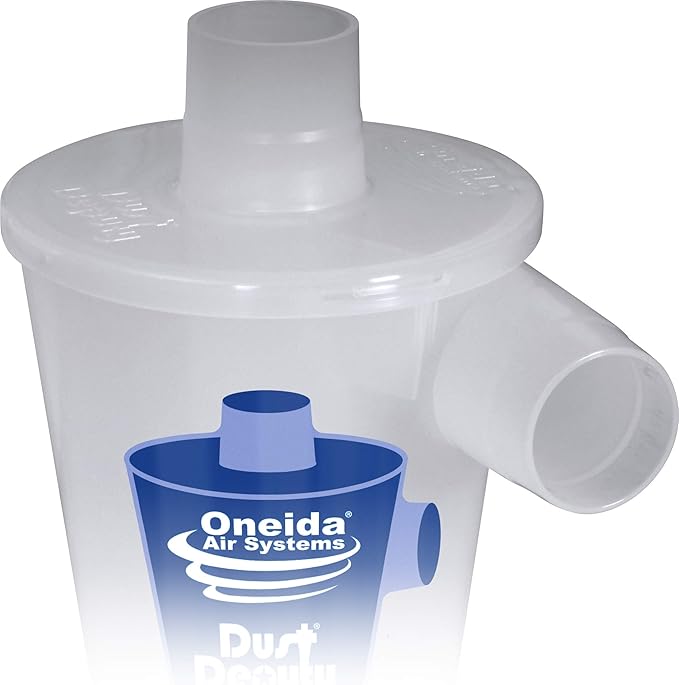 Oneida Air Systems Dust Deputy DIY Anti-Static Retrofit Cyclone Separator for Wet/Dry Shop Vacuums (DD DIY)
