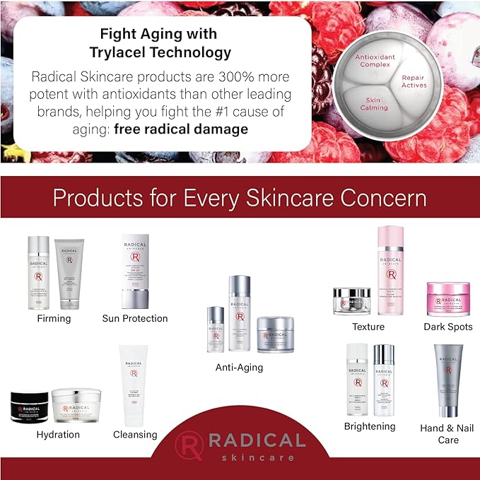 Radical Skincare Hand & Nail Multi Repair Creme - Provide Moisture & Fight Aging | Strengthens Nails & Cuticles | For All Skin Types Including Sensitive Skin | Cruelty & Paraben Free (2.5 oz, 2 Pack)