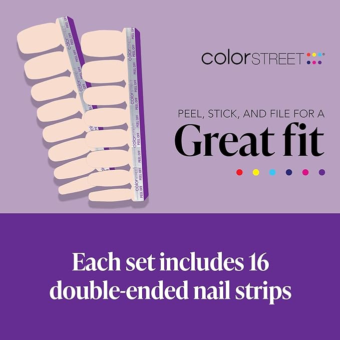 Color Street Toffee Nut Nail Strips