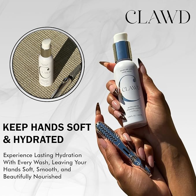 Manicure-Safe Hand Wash for Women - Gentle Hand Soap with Moisturizing Formula - Ideal for Maintaining Manicures, Premium Hand Soaps for Soft and Clean Hands | 100ml/3.38floz