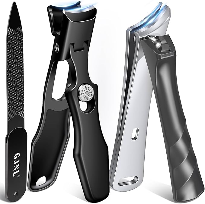 Stocking Stuffers Gifts for Men,Toenail Clippers for Thick Toenails, Nail Clippers for Men with Wide Jaw Opening, Heavy Duty Ingrown Toenail Clippers, Christmas Xmas Presents Gifts for Adults
