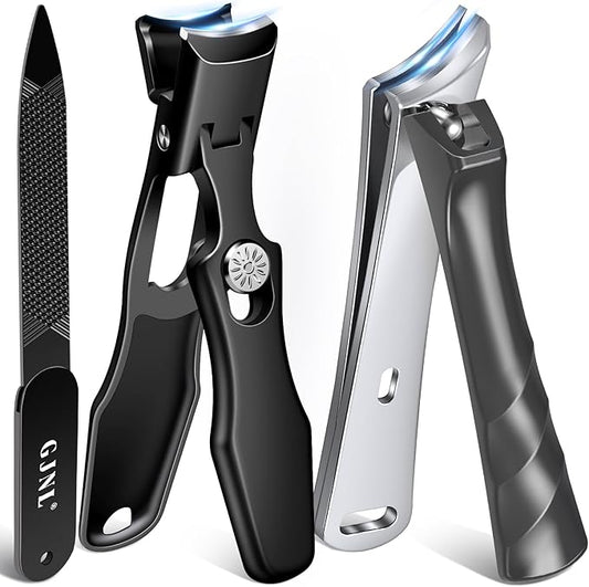 Stocking Stuffers Gifts for Men,Toenail Clippers for Thick Toenails, Nail Clippers for Men with Wide Jaw Opening, Heavy Duty Ingrown Toenail Clippers, Christmas Xmas Presents Gifts for Adults