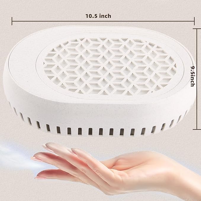 Voolex Nail Dust Collector with Reusable Filter，Nail Fan Dust Collector with Low Noise for Professional Nail Powder Collector, Nail Tools for Nail Art,Nail Salon