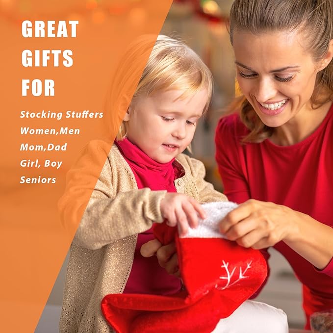 Stocking Stuffers, Nail Clippers Set, Gifts for Women Men Mom Dad Girl Boy Seniors, No Splash Nail Cutter 2PCS - Orange