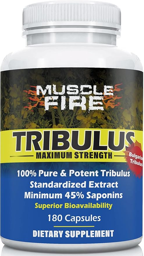 Herbal Nutrition Tribulus Terrestris, Bulgarian, 1500mg 45% Saponins, Lecithin for Better Update, 180 Capsules, One Bottle…