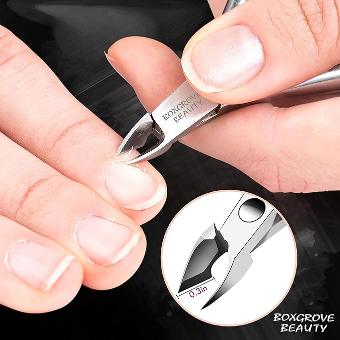 Professional Cuticle Cutter Trimmer Manicure Tools with Double Spring– Perfect Nail Care Tool for Manicure & Pedicure Beauty at Home/Spa/Saloon