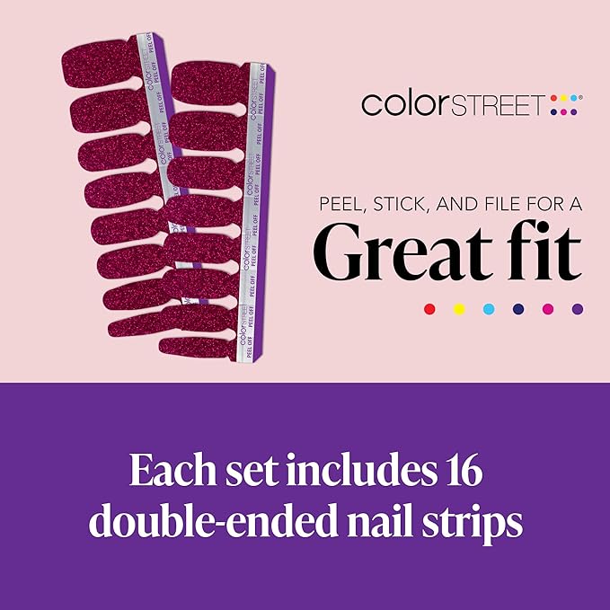 Color Street Rio Red Nail Strips