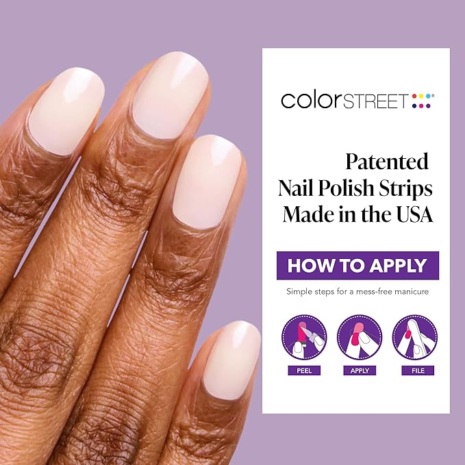 Color Street Ballet Blush Nail Strips