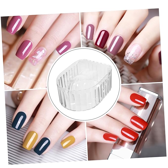 SAFIGLE Manicure Bowl Set Nail Soak off Basin Soften Cuticles Nail Tips Soaking Bowl Artistic