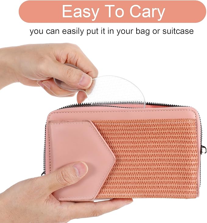 2 Pcs Glass Foot File Glass Nail File Set 8-Shaped Rough Smooth Side Callus Grinding Points Feet Files Foot Care Pedicure Tool Portable Feet Scrubber for Dead Skin Removal Cracking