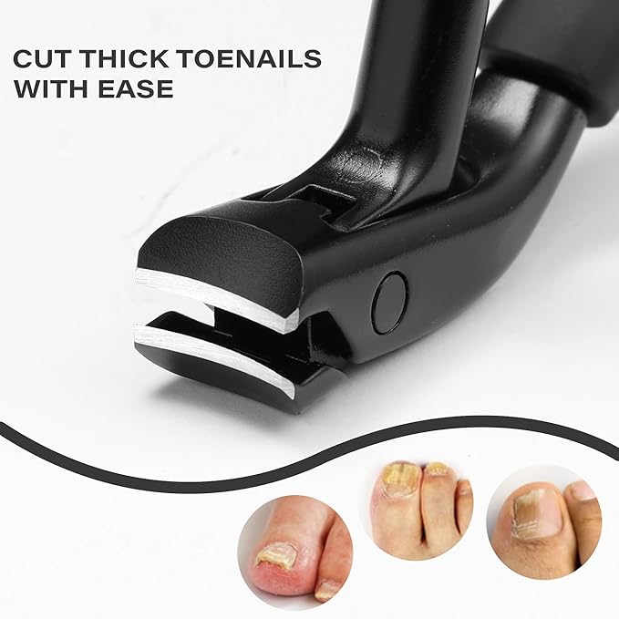 Toenail Clippers 5-in-1 Ingrown Toenail Removal Kit, Wide Jaw Toenail Clippers w/Stainless Steel Nail Cutter for Men Women and Seniors, Pedicure Kit for Ingrown Toenail