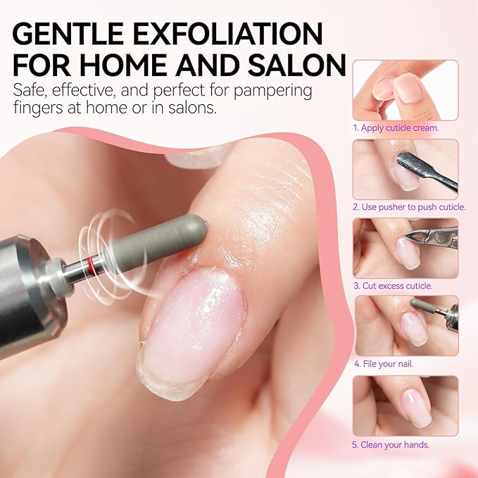 gelike ec Cuticle Cream for Dry Damaged Cuticles Organic Nail Cuticle Remover for Dry, Rough Hands Cracked Rigid Skin - Professional for Salon Home Use