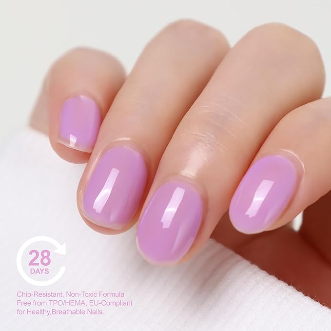 Hema Free Builder Base Gel, Soak Off Enhancement Building Gel for Nail Thickening & Repair UV LED Curing Need, Beginners & DIY Fall Halloween Nails