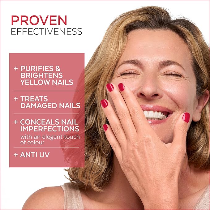 PODERM - Nail Polish – Enriched with Tea Tree – Improves nail appearance – Ingredients Natural/Vegan - foot/hand - Swiss Made (Cherry Red)