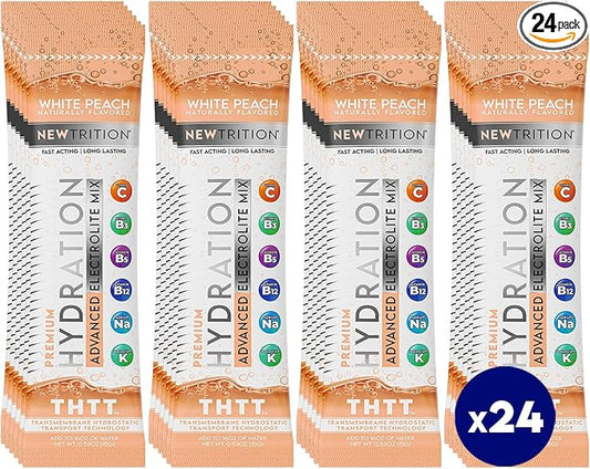 Hydration Powder, Electrolyte Powder Packets, Naturally Flavored Hydrating Packets for Water, Fast Acting Hydrate Electrolytes with Vitamins C & D