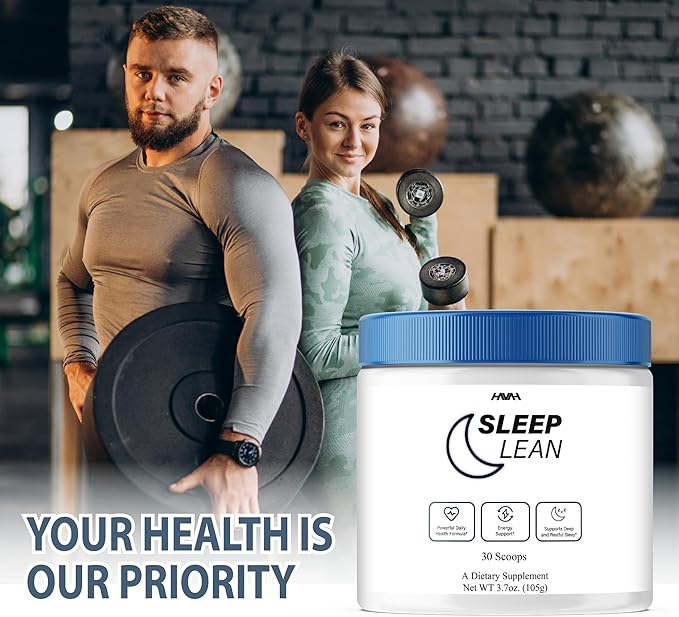 Sleep Lean Supplement Sleep Lean Advanced Formula, Sleep Lean Powder Advanced Overall Health Formula Supplement, Sleep Lean Premium Rest and Overall Wellness Support (3.7oz / 105g)