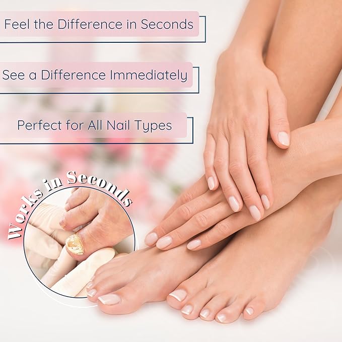 Thymolize Nail Repair & Whitener for Damaged, Yellow & Ingrown Toenails | Thick & Weak Nail Treatment Kit