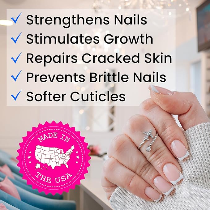 Ellie Chase Nail Cuticle Oil Kiwi Hemp Scented 2.3 Fl Oz – Cuticle Oil for Nails with Jojoba Oil, Aloe, Vitamin E - Moisturizing Cuticle Care and Nail Oil Repair Treatment