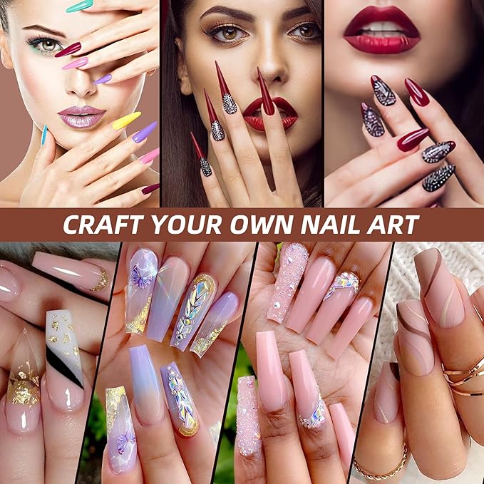 100% Kolinsky Acrylic Nail Brush (#20),GSWOI Acrylic Brushes for Nails Size 20 Wood Handle Application Extension,Nail Tools for Professional Manicure Salon DIY at Home