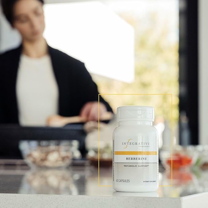 Integrative Therapeutics Berberine - Supplement for Cellular Energy Metabolism & Metabolic Support* - Dairy-Free & Gluten-Free - 60 Capsules (60 Servings)