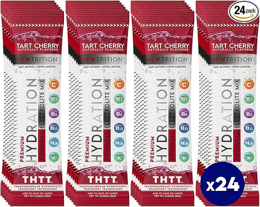 Hydration Powder, Electrolyte Powder Packets, Naturally Flavored Hydrating Packets for Water, Fast Acting Hydrate Electrolytes with Vitamins C & D