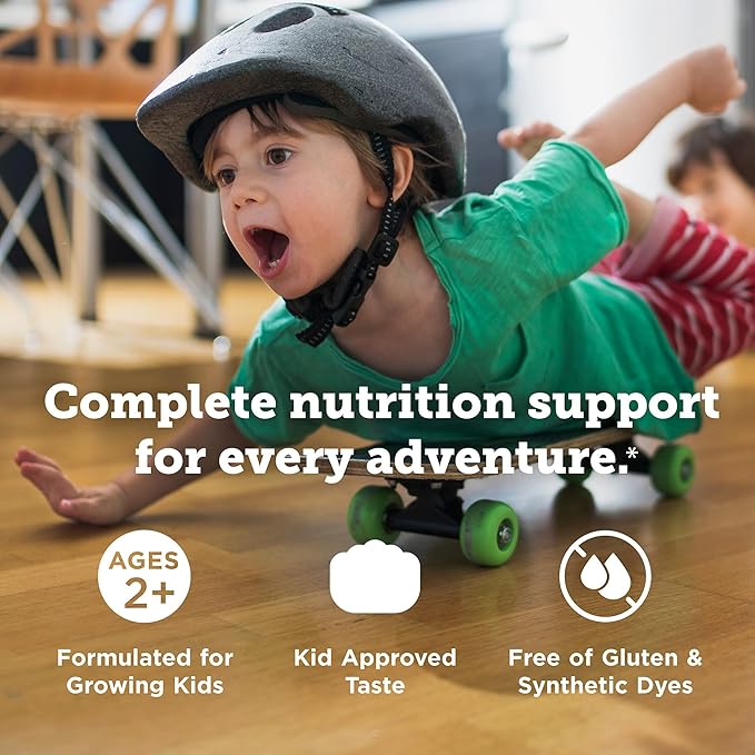 Hyland's Kids Multivitamin + Digestive Support Children's Supplement, Sugar Free Mixed Berry Flavored Gummies with Probiotics & Fiber, 60ct Bottle