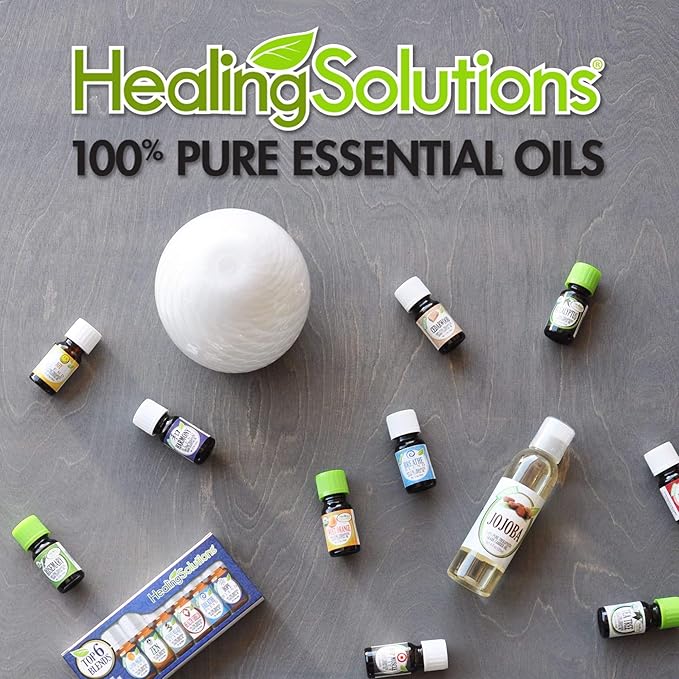 Healing Solutions Pure Organic Blue Tansy Essential Oil, Undiluted 10ml (0.33 fl oz), for Skin & Diffuser