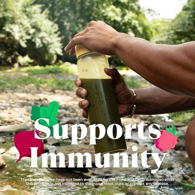 Amazing Grass Greens Blend Superfood: Super Greens Powder with Spirulina, Chlorella, Beet Root Powder, Digestive Enzymes, Prebiotics & Probiotics, Original, 60 Servings (Packaging May Vary)